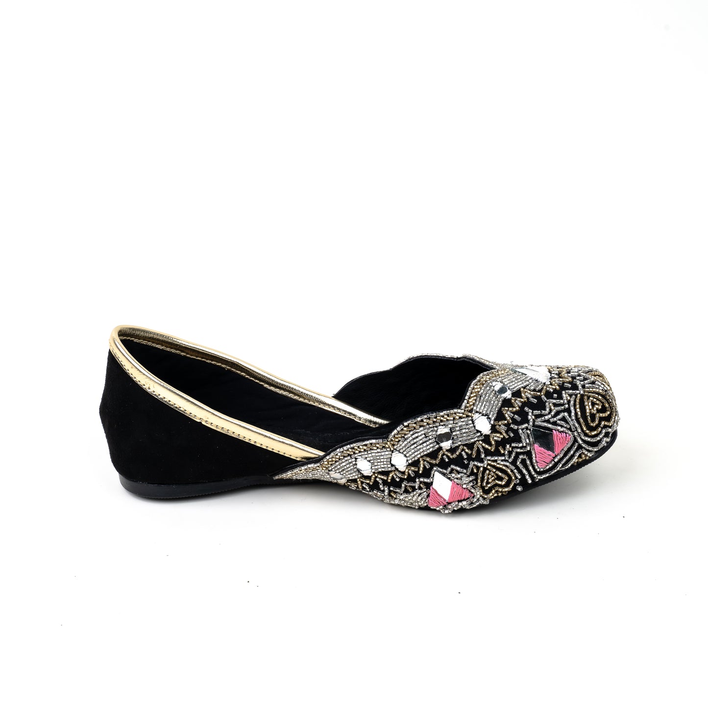 Mirror Studded Mojari