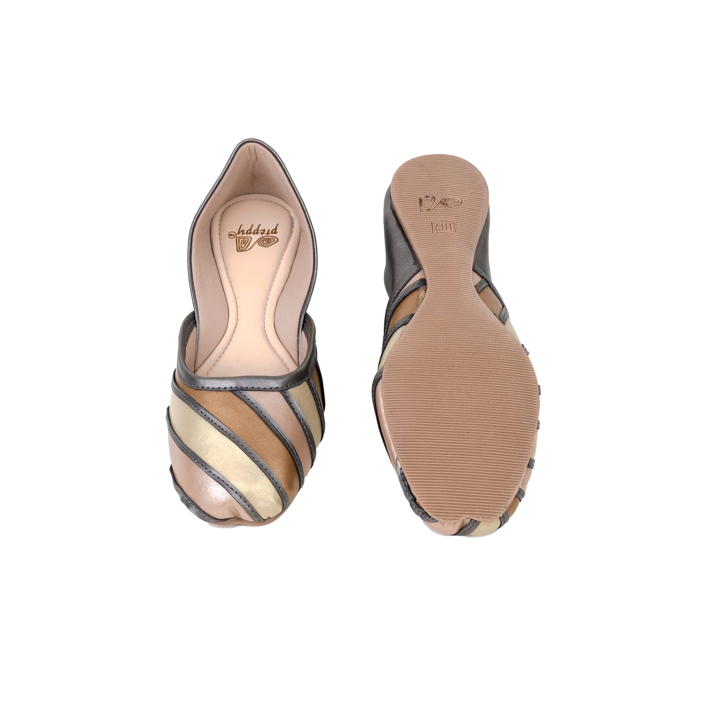 Casual Multi-Colored Straps Mojari