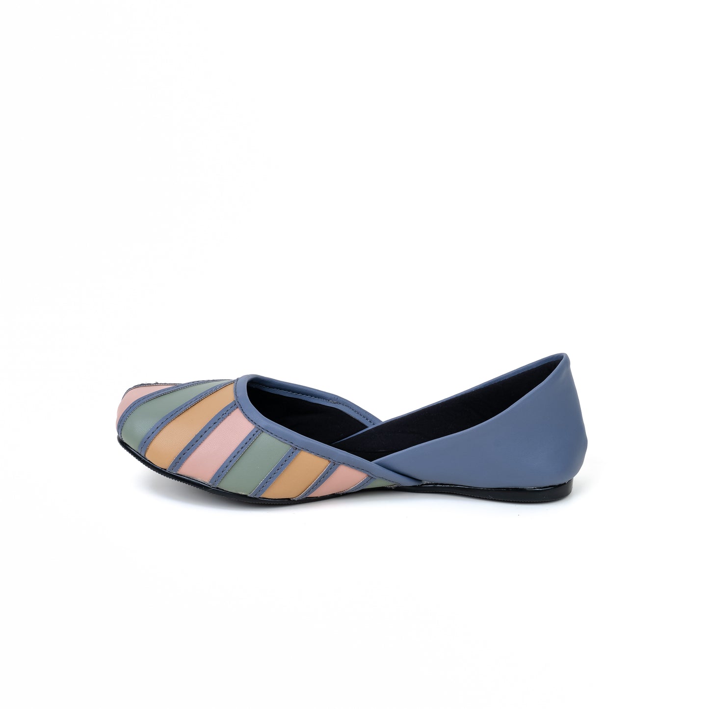 Casual Multi-Colored Straps Mojari