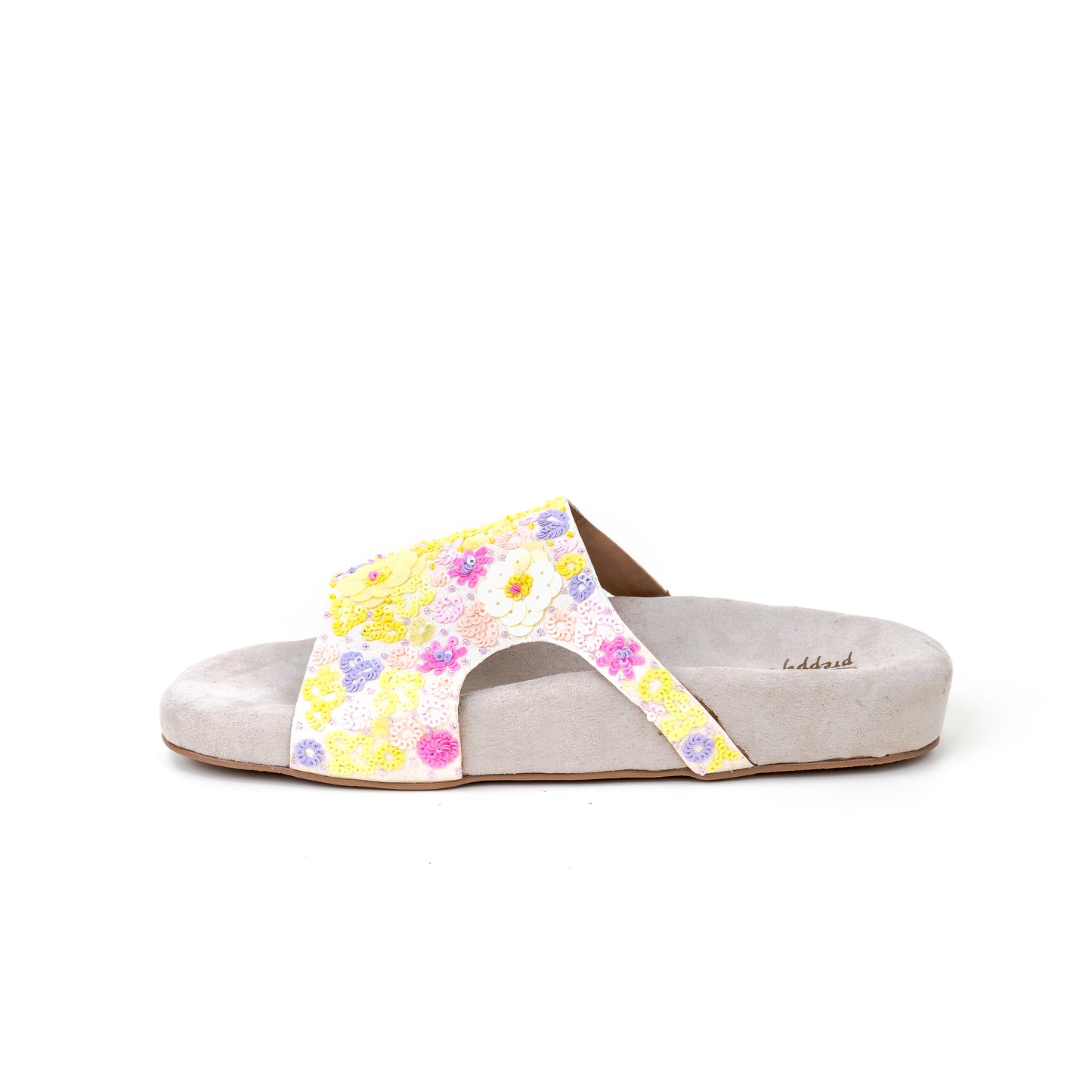 Floral Embroided Sliders