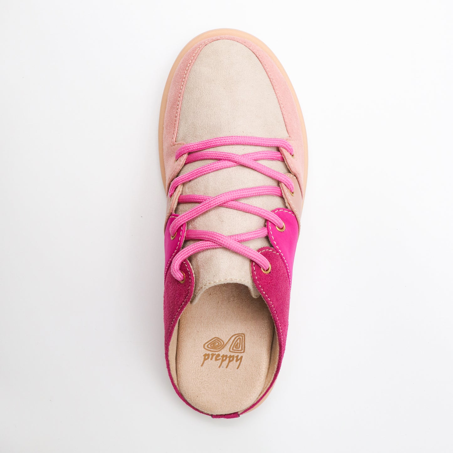 Laceup slipon sneakers