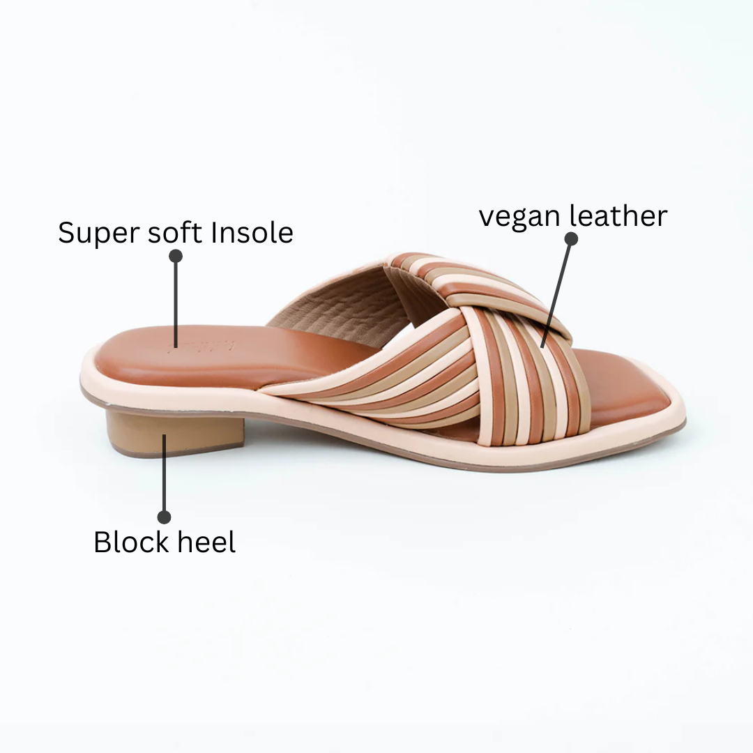 Broad Box Heel Sliders