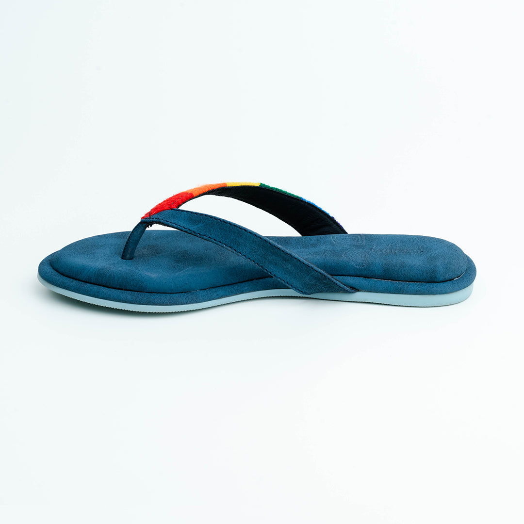 Rainbow V Strap Flats