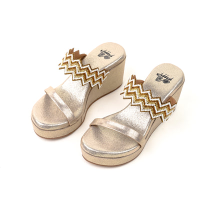 Zig Zag Embroidered