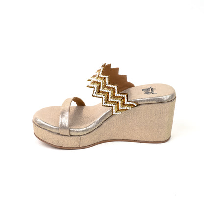 Zig Zag Embroidered