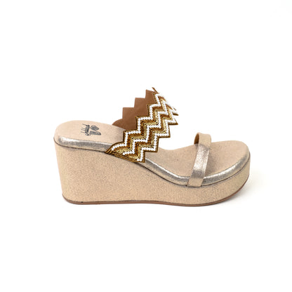 Zig Zag Embroidered