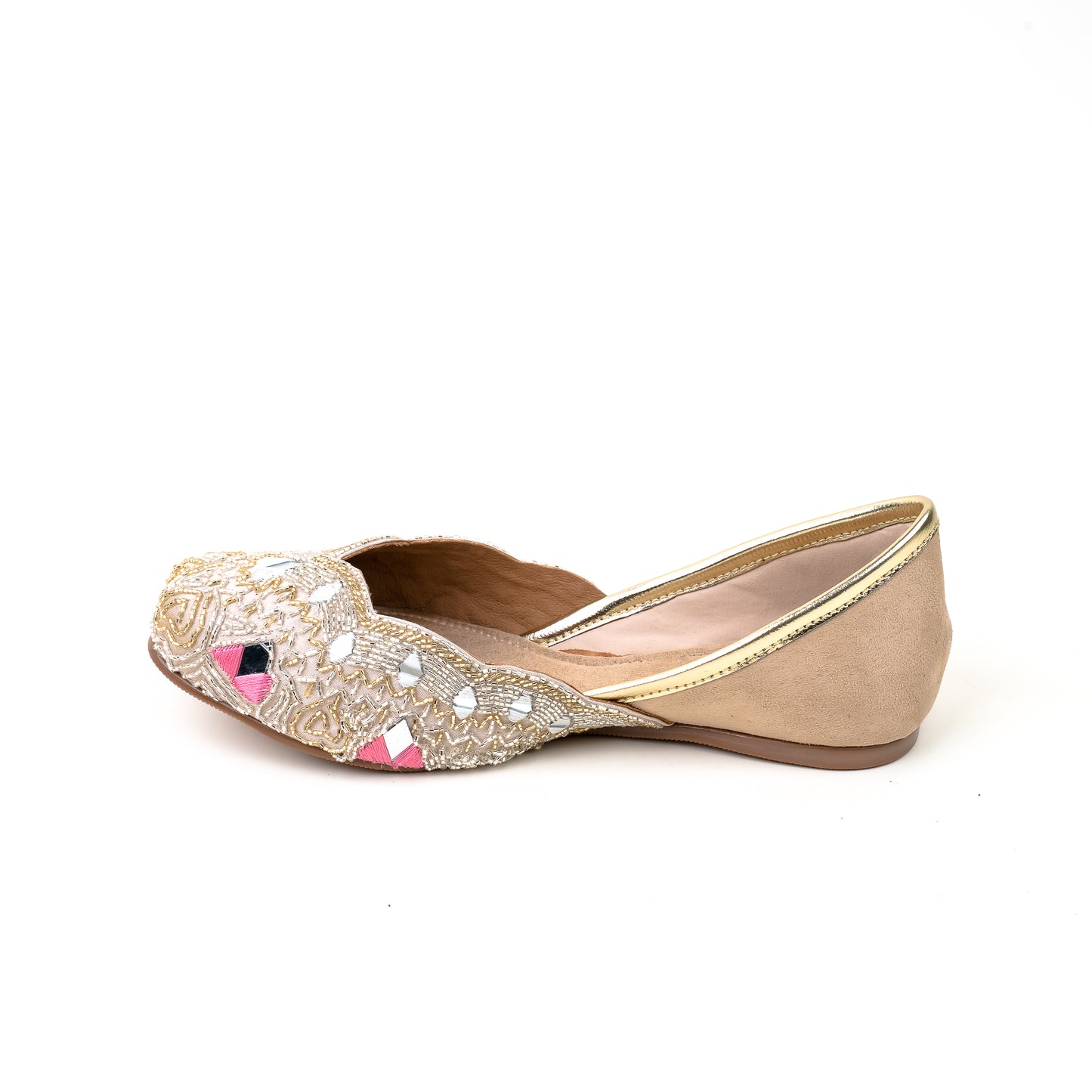 Mirror Studded Mojari