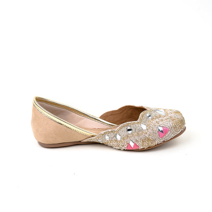 Mirror Studded Mojari